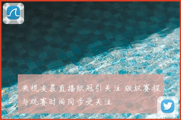 央视凌晨直播欧冠引关注 版权赛程与观赛时间同步受关注